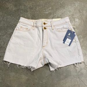Vintage wash Stretch Jean Shorts